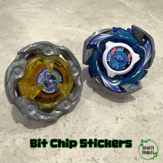 CUSTOM Beyblade X Bit Chip Stickers