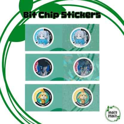 Pre-Designed Beyblade X Bit Chip Stickers