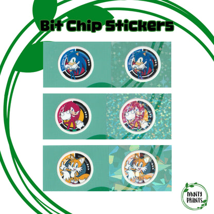 Pre-Designed Beyblade X Bit Chip Stickers